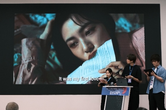 個別ミーティングおよび、オープンピッチの様子