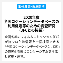 2020年度全国ロケーションデータベースの利用促進等のための調査研究（JFCとの協業）