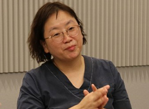 対談風景（李氏）