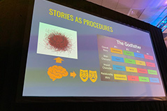 「SXSW」にて、AIにストーリーテリングのメソッドを分析させる講座の様子２
