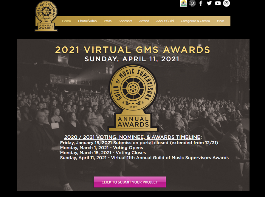 2021 VIRTUAL GMS AWARDS