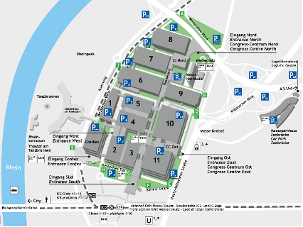 ケルンメッセHall MAP